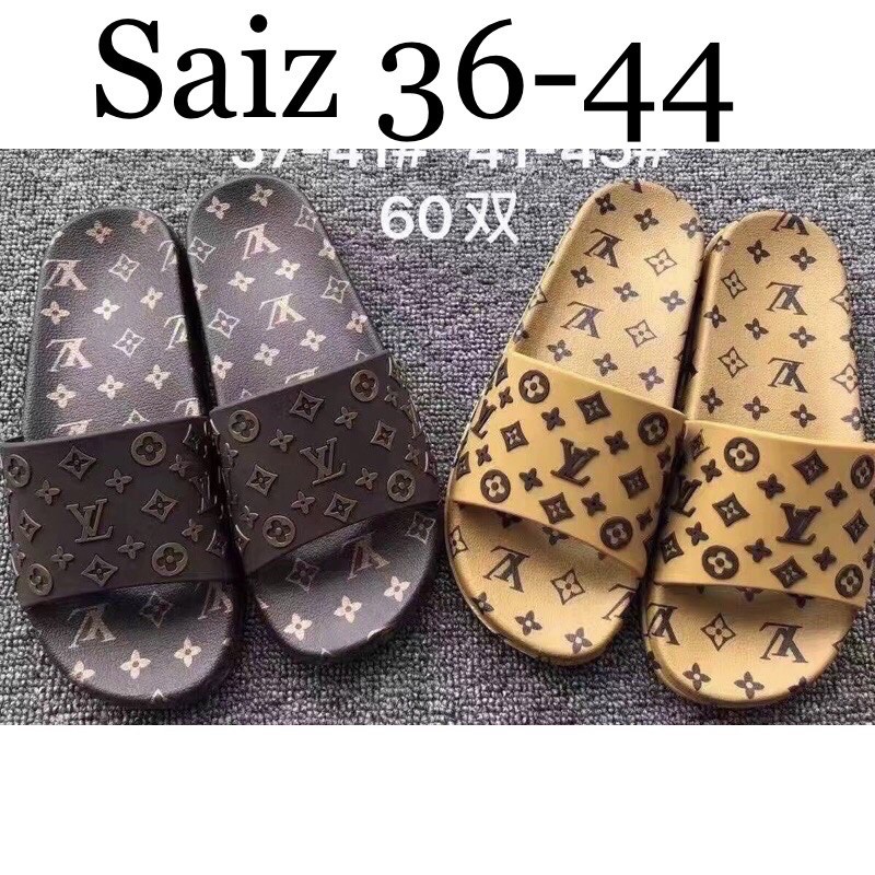 Local Stock】 LV MEN and WOMEN sandal Kasut lelaki LV kasut perempuan  fashionable 2021 size36-44