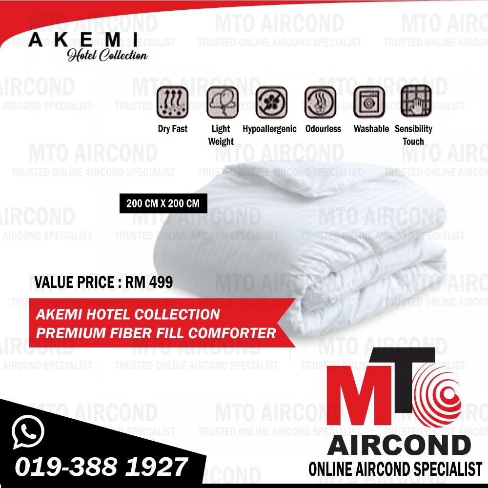 12 12 Original Akemi Comforter Hotel Collection Premium Fiber