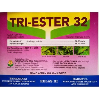 Racun Pokok Racun Matikan Pokok Besar Rumput Rampai Tri-Ester 32 ...