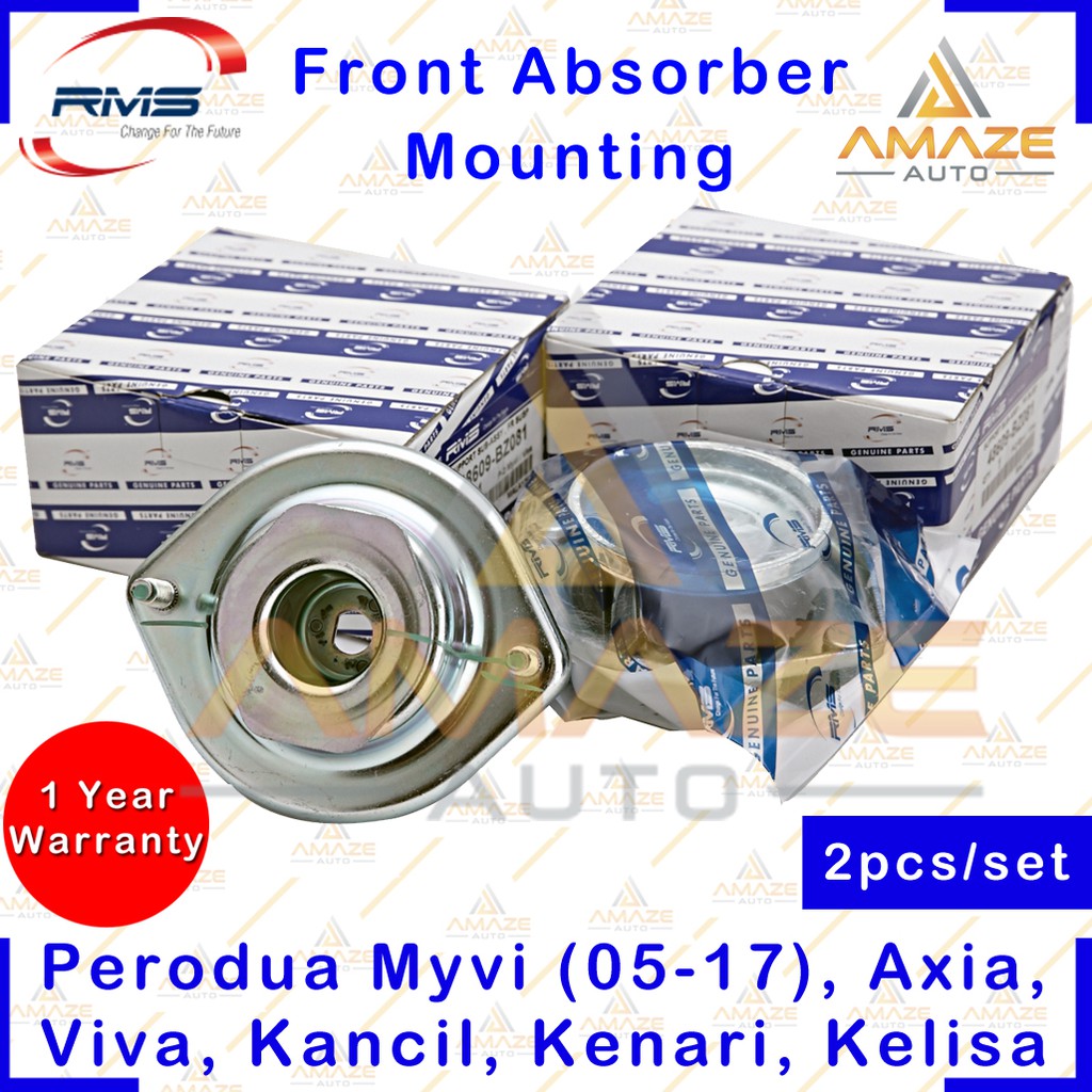 Rms Strut Mount Absorber Mount For Perodua Myvi 05 17 Perodua Viva 07 14 Axia Kancil Kenari Kelisa 2pcs Set Shopee Malaysia