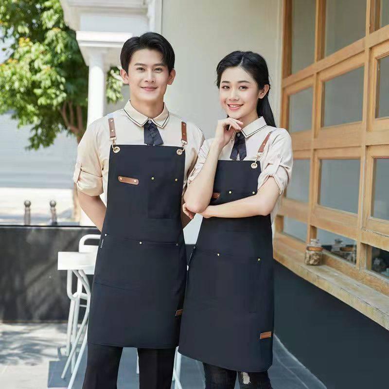 Ready Stock Coffee shop apron barber work clothes flower shop apron
