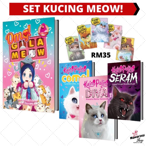 MAWARINAS] Koleksi Blink: Set Kucing paling (KANAK-KANAK) : Novel 