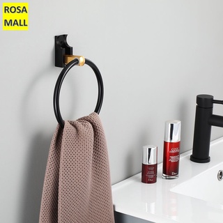 ABS Towel Rack Without Hole Nordic Towel Rack Bathroom Towel Rack Multi-bar Bathroom Rack Multi-bar Bathroom Rack Wall-Mounted Towel Rack Color: Pink