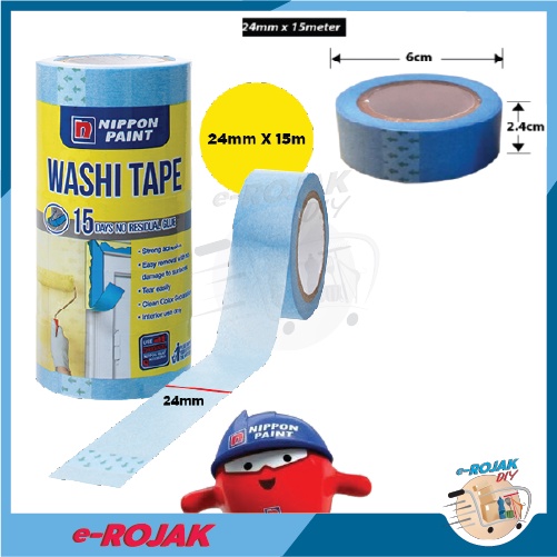 Nippon Paint Washi Tape / Painter tape Painting Easy Tape Painting