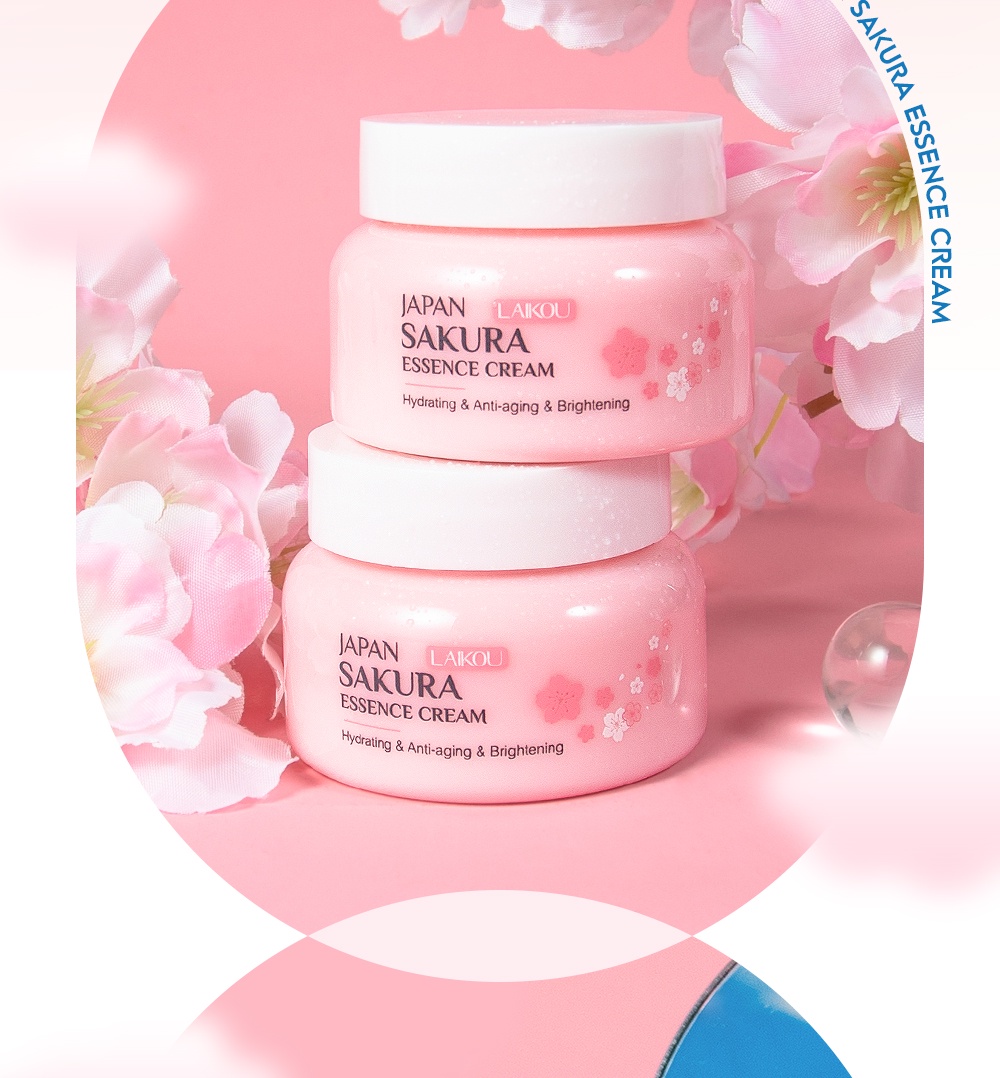 LAIKOU Sakura Essence Cream 60gm f00b5be63173d93e08f720a8739d923e