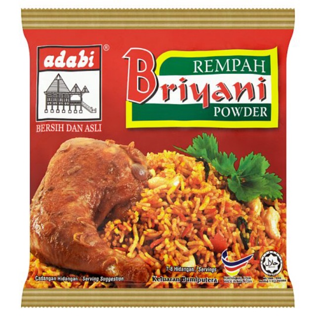 Adabi Rempah Briyani Powder 100g | Shopee Malaysia