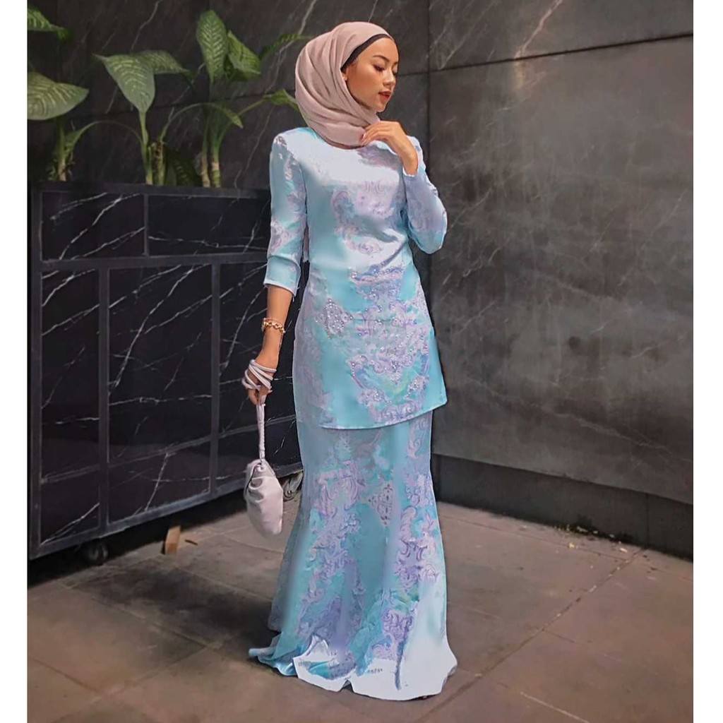  Baju  Kurung Moden Raya  2022  Batik  Printed Baju  Raya  Kurung 