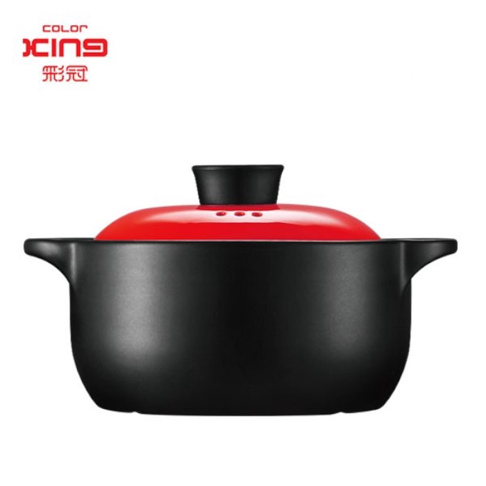 Color King 3233-3200 Red King Stock Pot (3200ml)