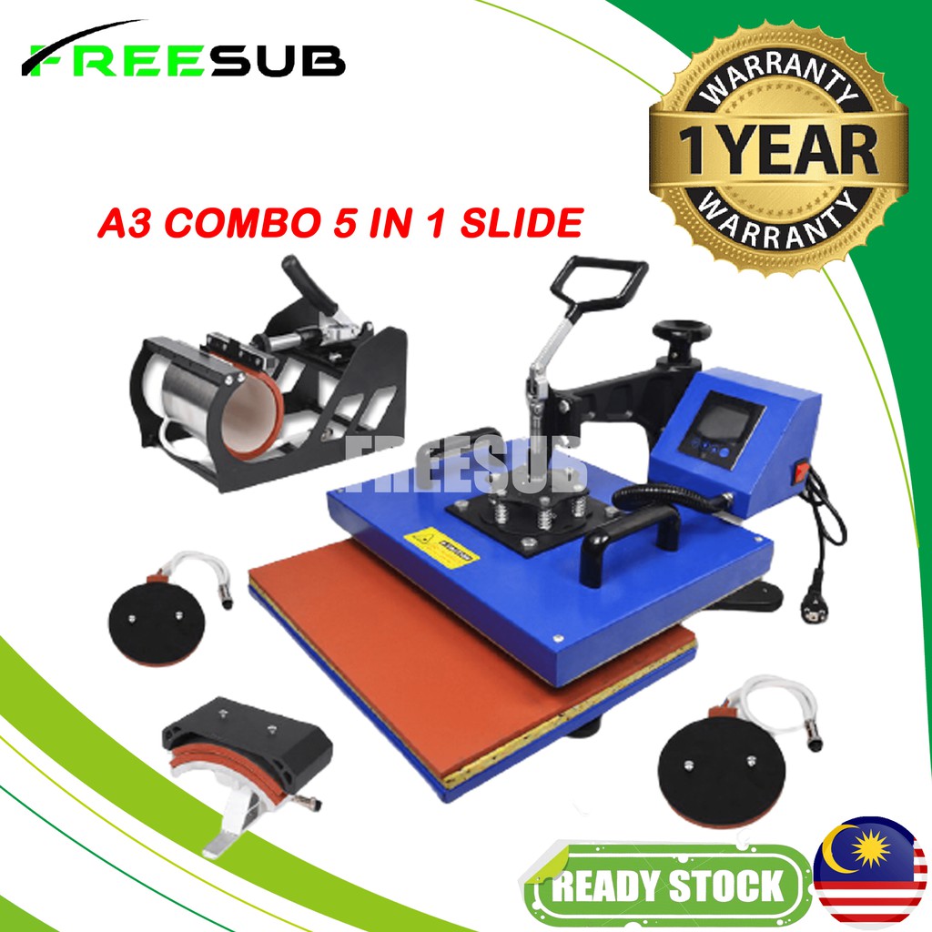 5 in 1 printing machine