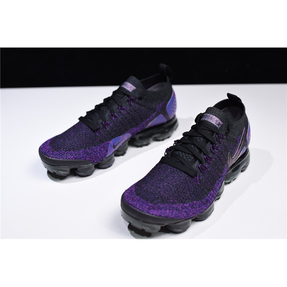 purple and black nike vapormax