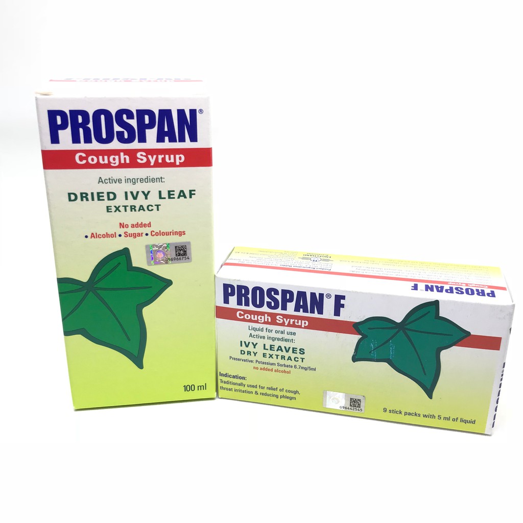 Prospan f cough syrup 100ml / 200ml / 5ml x 9 sachets | BeeCost