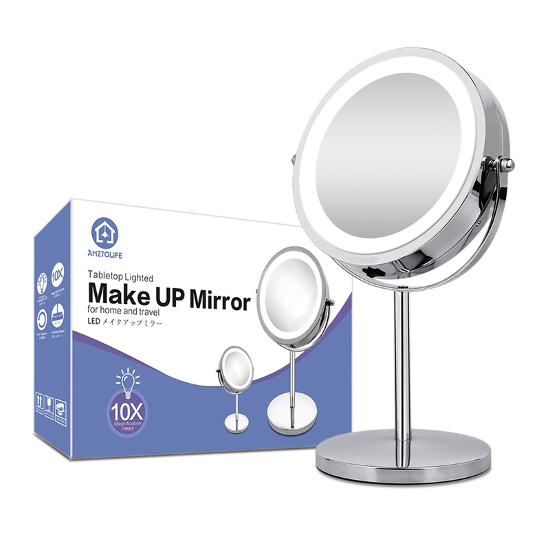 tabletop makeup mirror