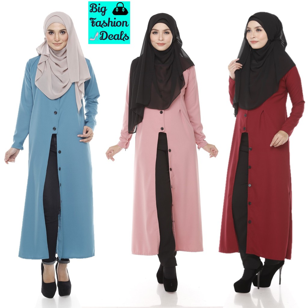 Muslimah Blouse S 5XL Baju Raya Muslim Fashion Blouse Muslimah Blouse S 5XL Baju Raya Muslim Fashion Blouse