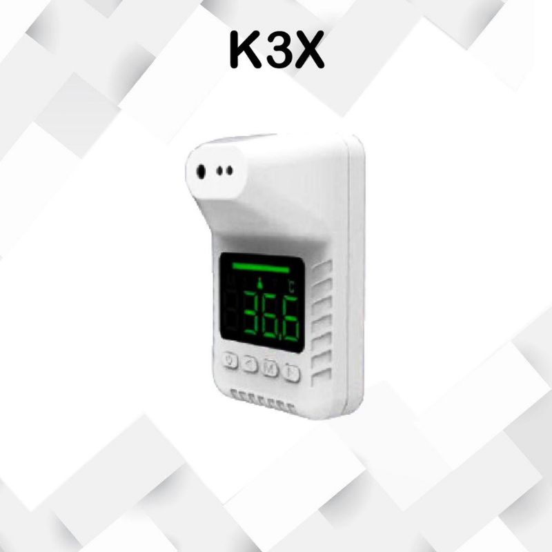 Ready Stock K3X Thermometer Non Contact Digital Thermoscan Infrared Forehead Automatic Thermometer With Stand 温度计