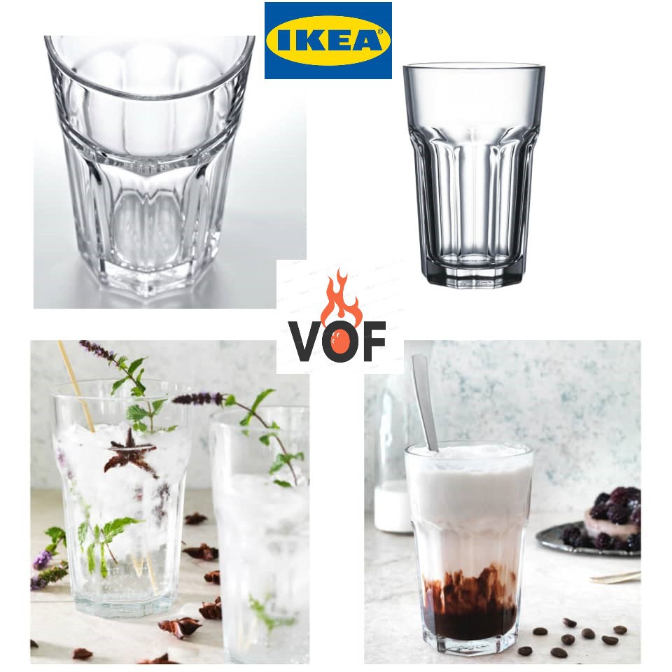 Buy Ikea 4 Pieces Pokal Glass Clear Glass 35cl Ikea Glass Clear Glass Water Glass 100 From Ikea Seetracker Malaysia