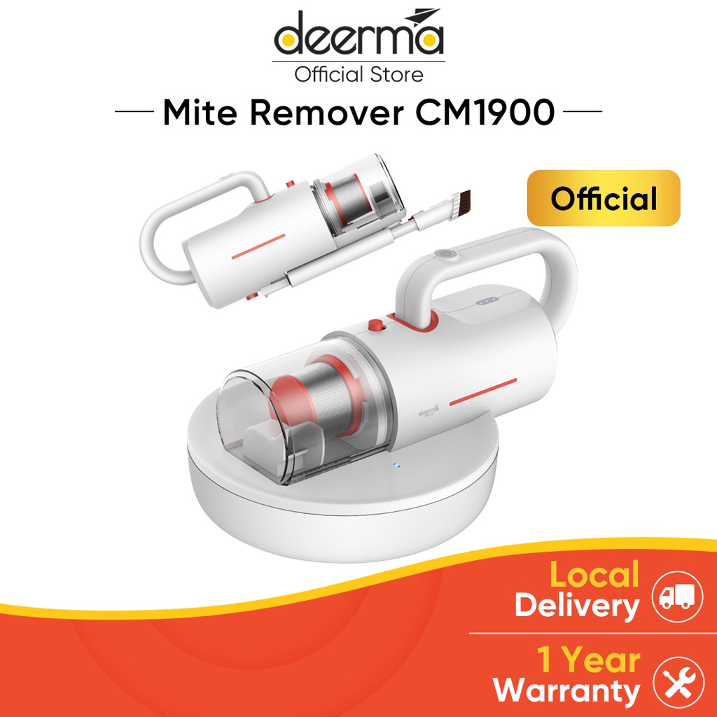 Deerma CM1900 Cordless Mite Dust Vacuum Cleaner Mites Remover HEPA UV Mites Kill Controller