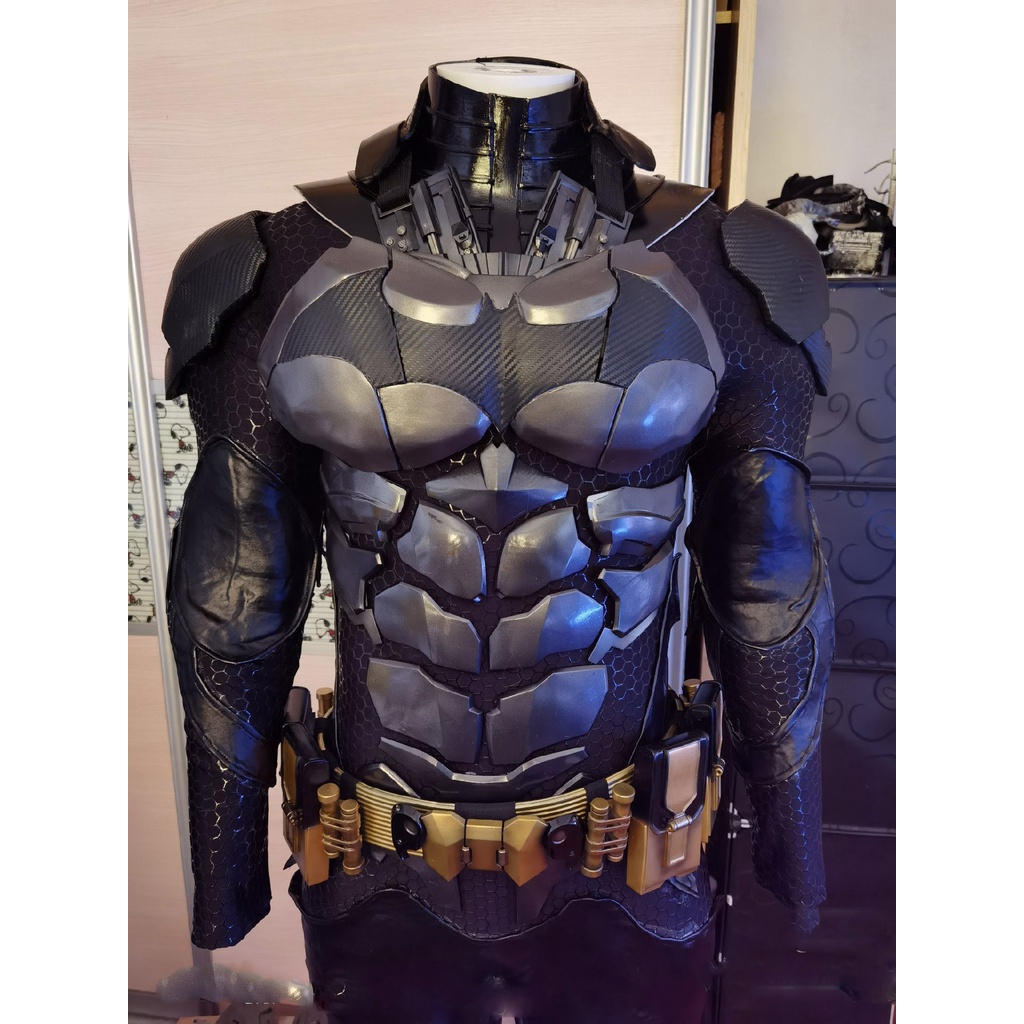 Batman arkham knight suit cosplay darknight arkham suit | Shopee Malaysia