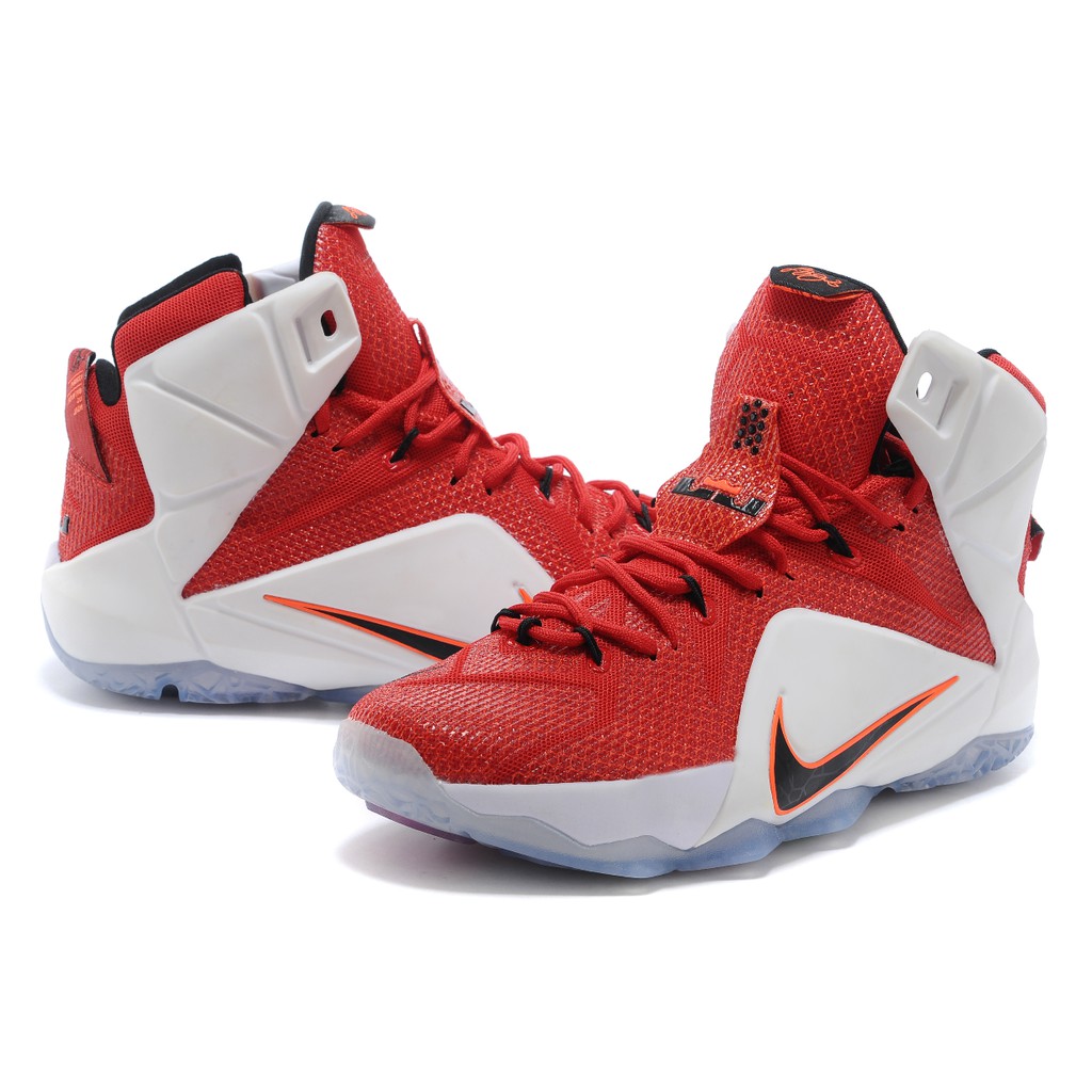 lebron james all red shoes