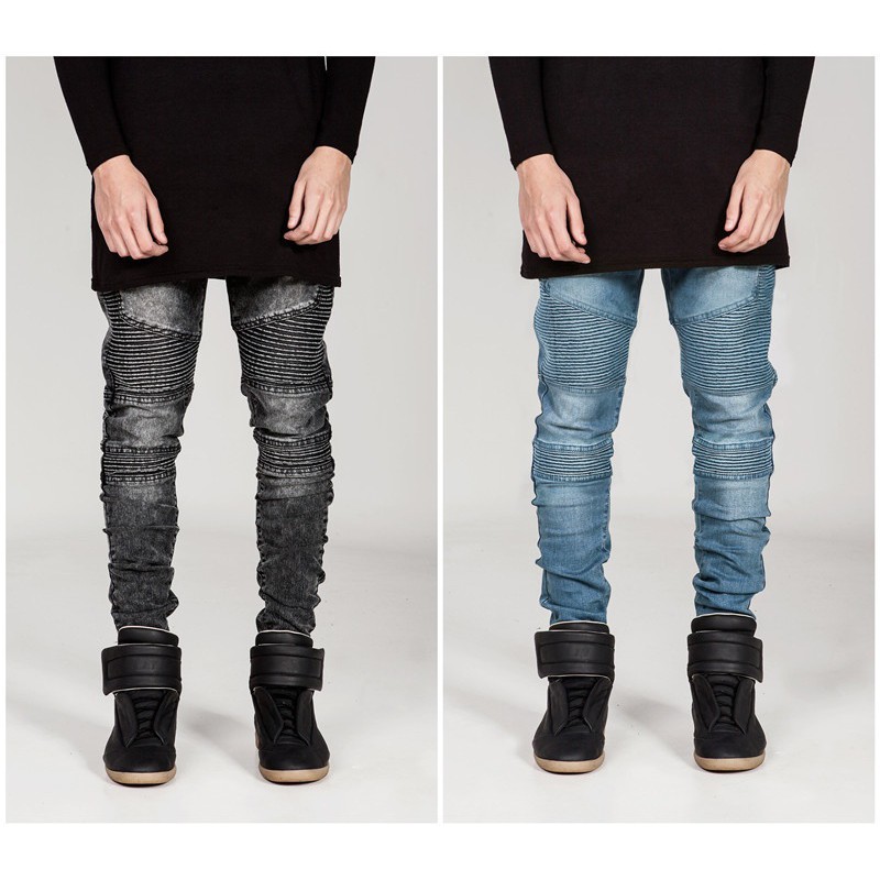 mens skinny motorcycle jeans