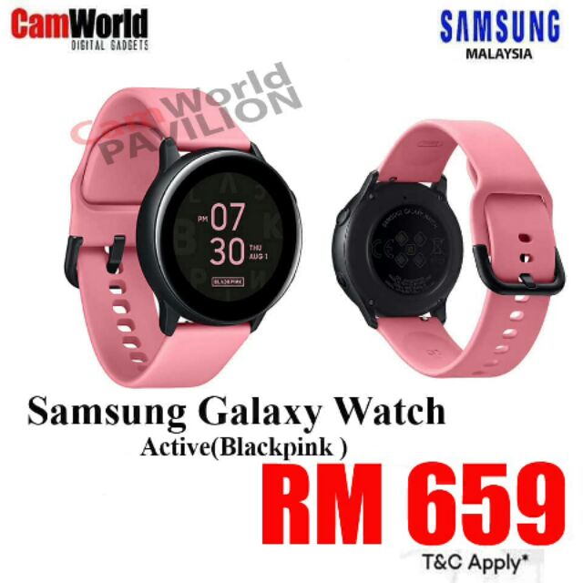 samsung galaxy watch active blackpink