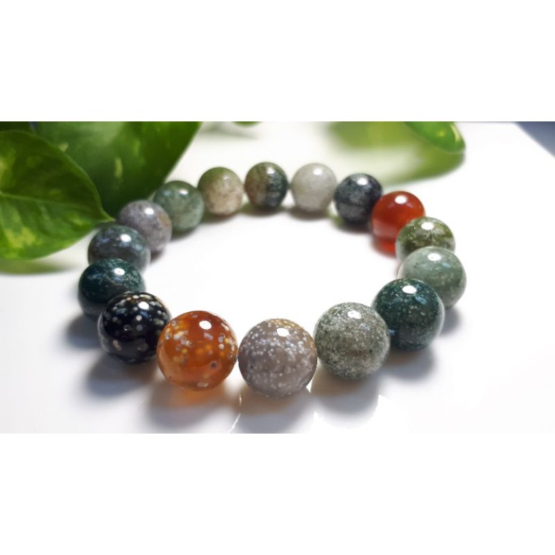 星空玛瑙( starry agate; carnelian; )12mm-15mm | Shopee Malaysia