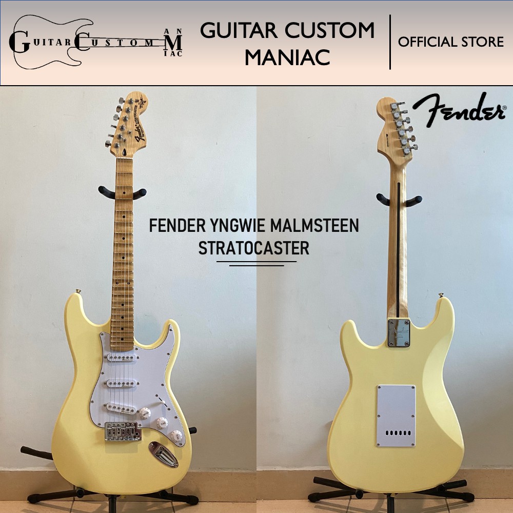 Custom Made Preorder Fender Yngwie Malmsteen Stratocaster Electric Guitar Shopee Malaysia