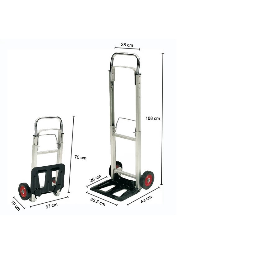 compact luggage cart