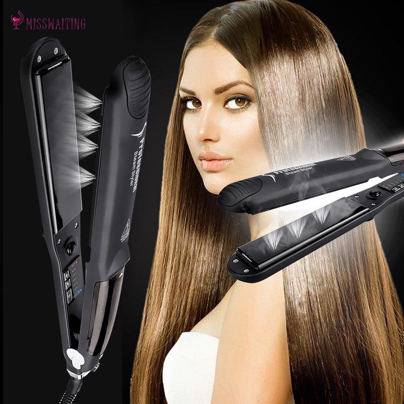 Steam Hair Straightener Hair Curler Flat Iron Beauty Health