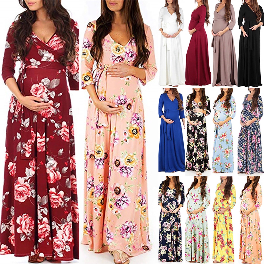 maxi dresses for pregnant women