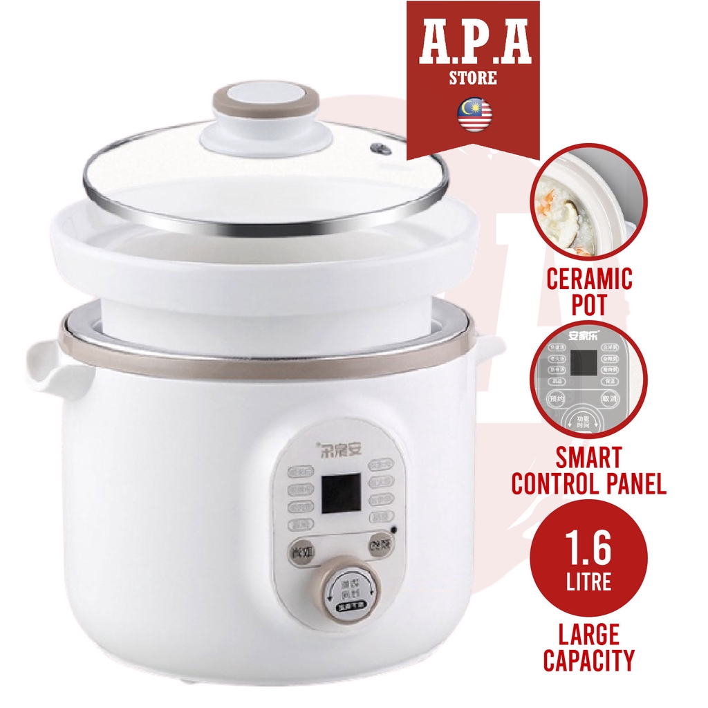 Multi Function Ceramic Slow Cooker Automatic Stew Pot Soup Porridge Pot