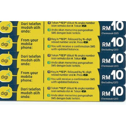 Digi Prepaid Top Up Rm10 Voucher Code Shopee Malaysia