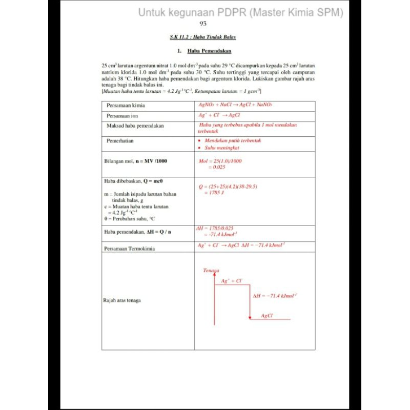 Modul Master Kimia Spm Ksm Tingkatan 5 Chemistry Shopee Malaysia