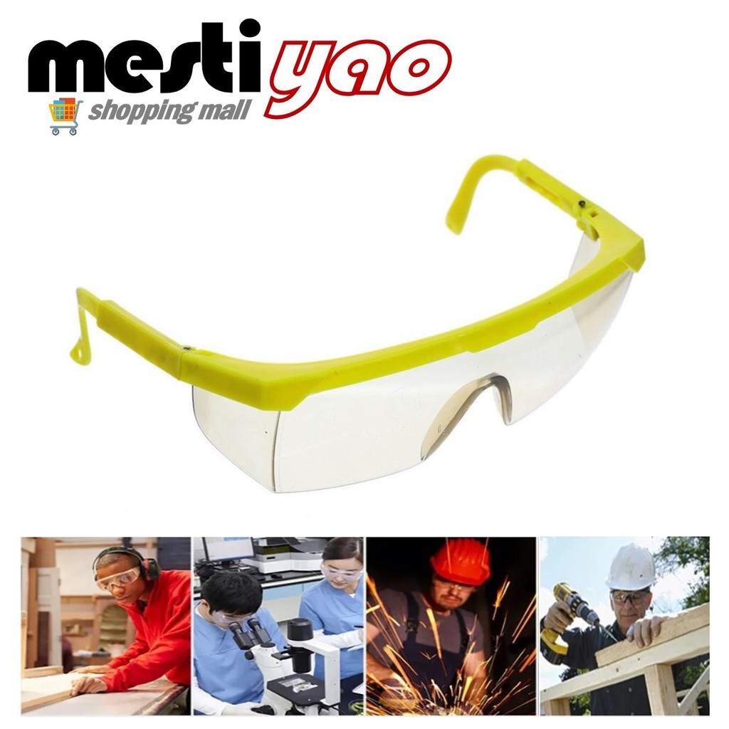 Safety Glasses Clear Eye Protection Work Goggles Eyewear Transparent