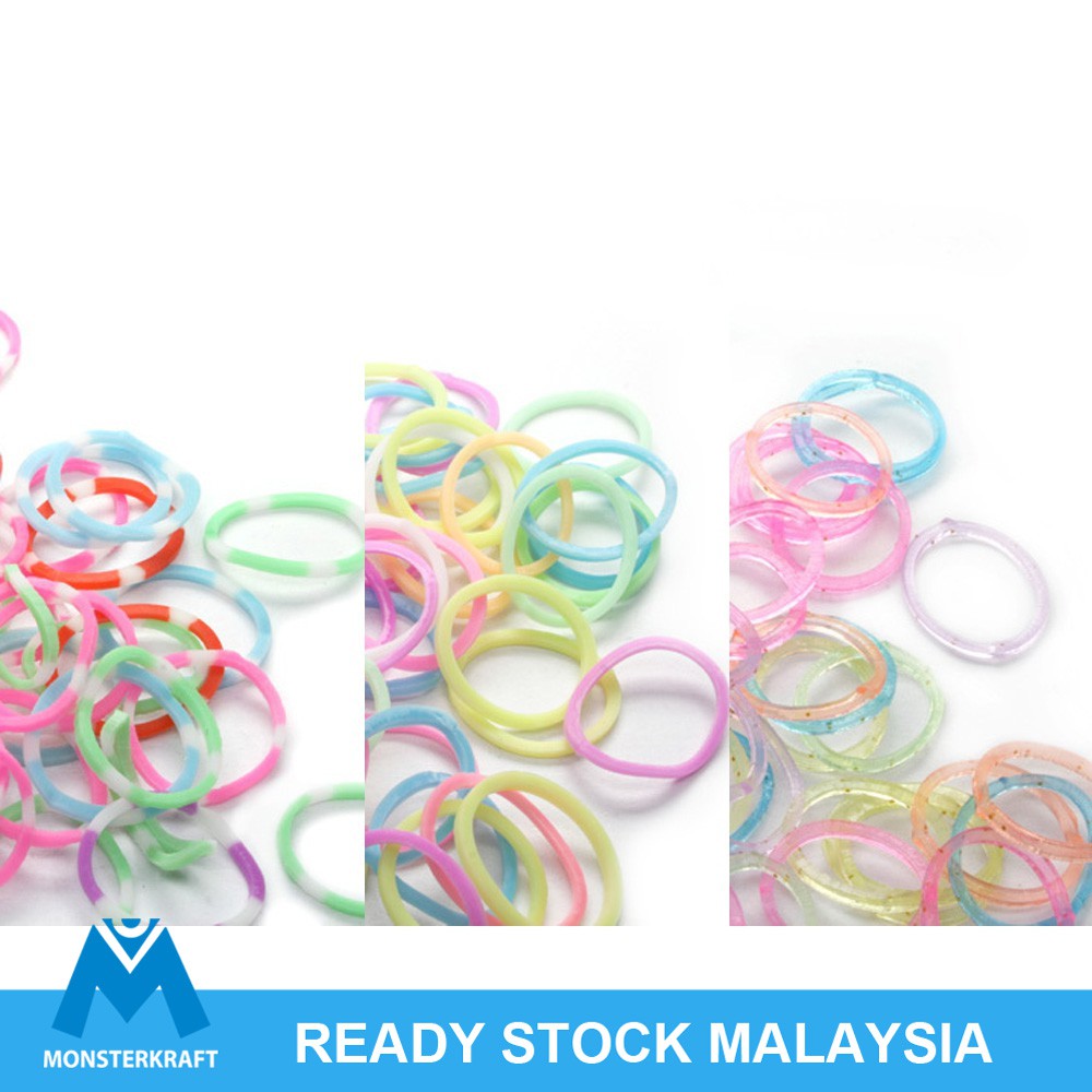 Rubber Bands Refills Latex Free Approx 600 Pcs Pack Shopee