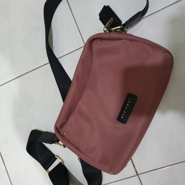 Robinmay Rusty Pink Nylon Bag Shopee Malaysia