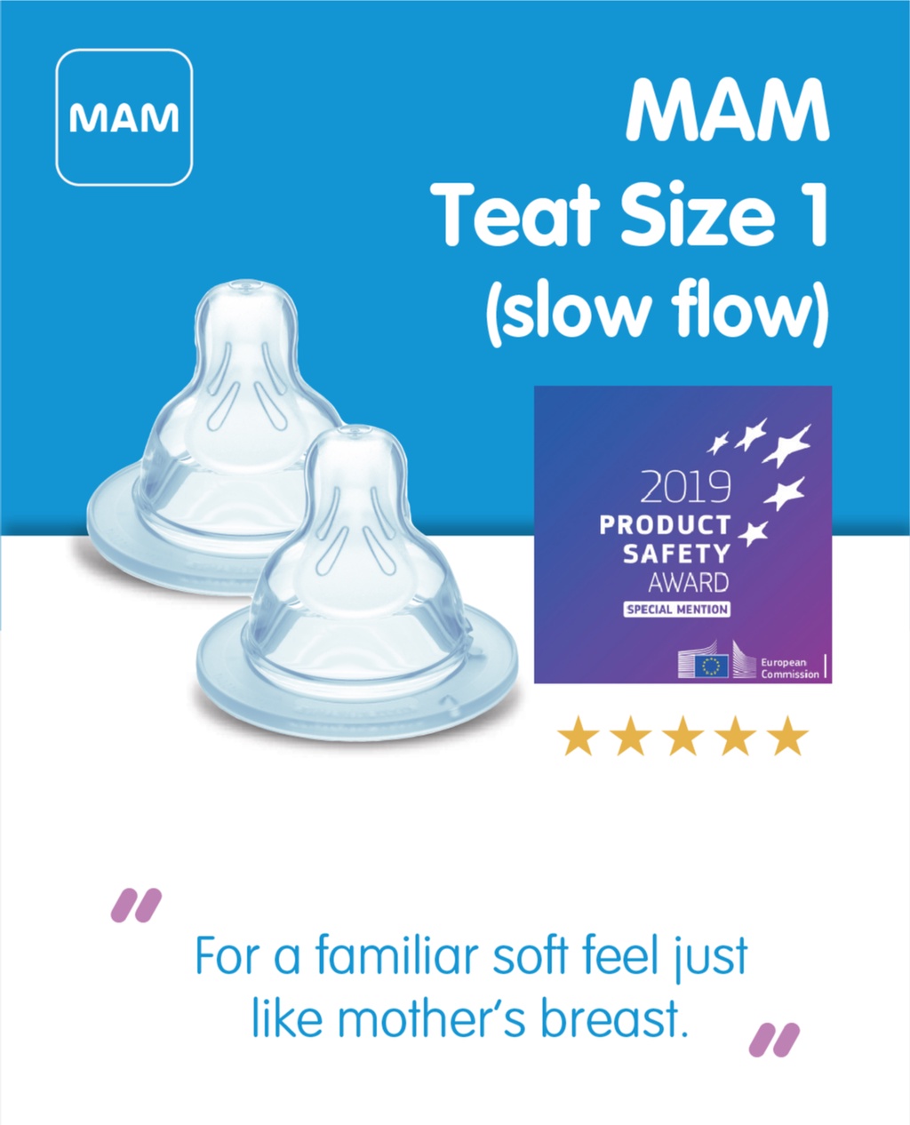 Mam teats size deals 1