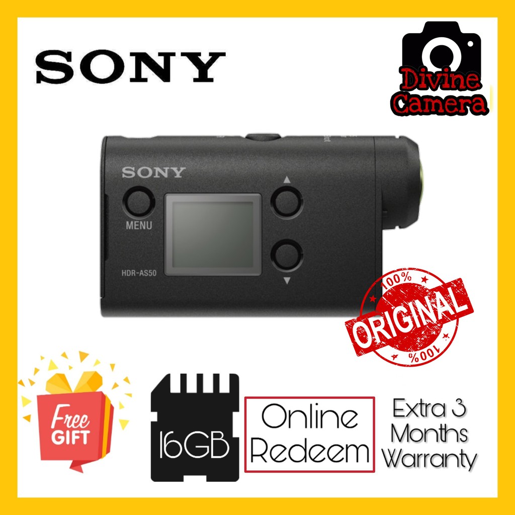 Sony HDR-AS50 Full HD Action Cam | Shopee Malaysia