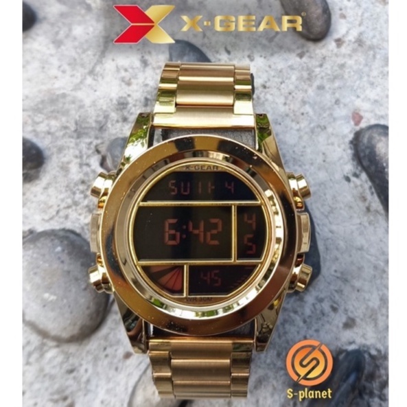 Ready stockX-GEAR X-1009 Stainless Steel digital Fashion waterproof watchOriginal jam tangan lelaki digital watch