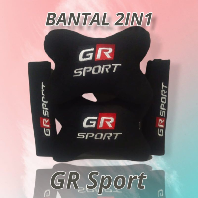 2in1 GR Sport car seat cushion 2in1 car cushion