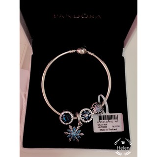  PANDORA  Frozen Blue Crystal Snowflake Gift Set Ladies 