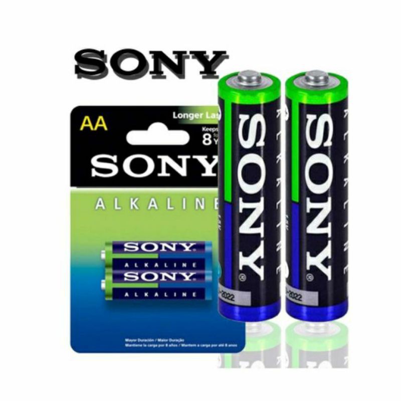 SONY ALKALINE Long Lasting 2pc AA/AAA Battery Voltage 1.5V Long Lasting