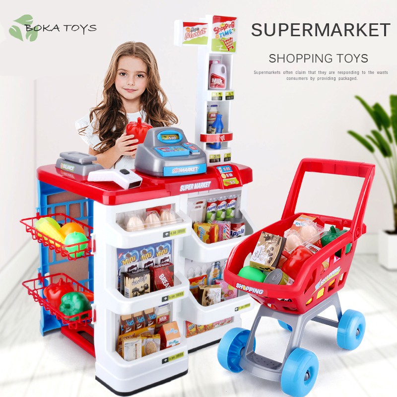 supermarket toy set