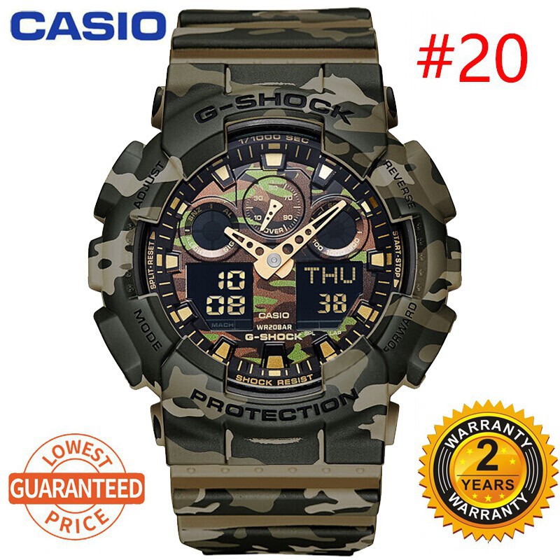 casio army green watch