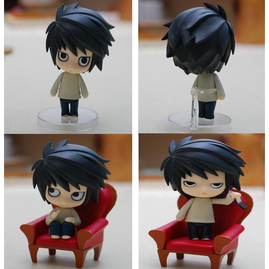 Anime Death Note L Lawliet Cosplay Action Figures Cute Toys Pvc Collection 10cm Shopee Malaysia