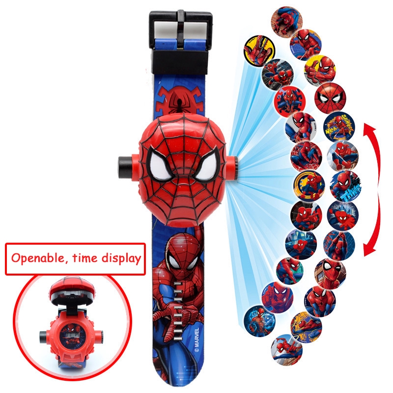 digital spiderman watch