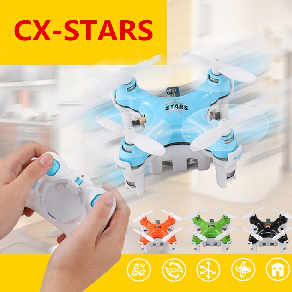 Helicopters Toys Games Cheerson Cx Stars Mini 2 4g Rc Quadcopter 4ch 6 Axis Gyro Led Light