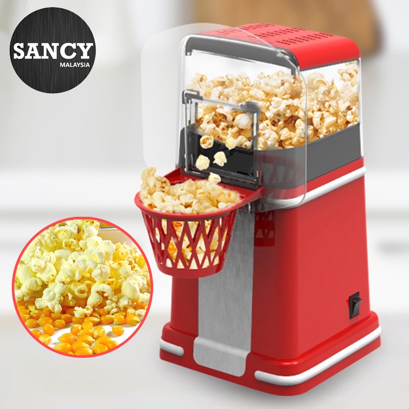 SANCY 1200W Popcorn Machine Household Snack Machine Snack Food Electrical Popcorn Maker