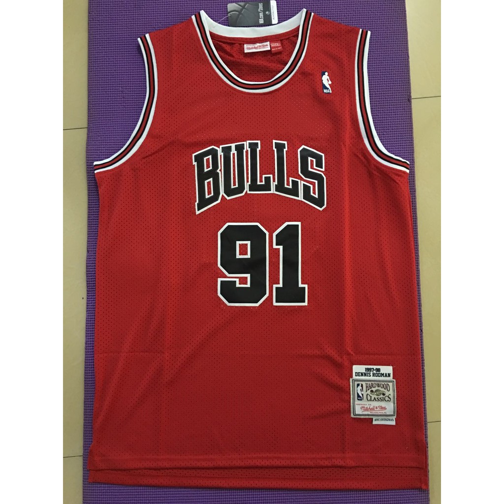 dennis rodman vintage jersey