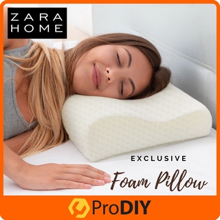 ZARA HOME Memory Foam Pillow Adjustable Cervical Pillow Cover for Neck Pain Contour Bantal Lentur