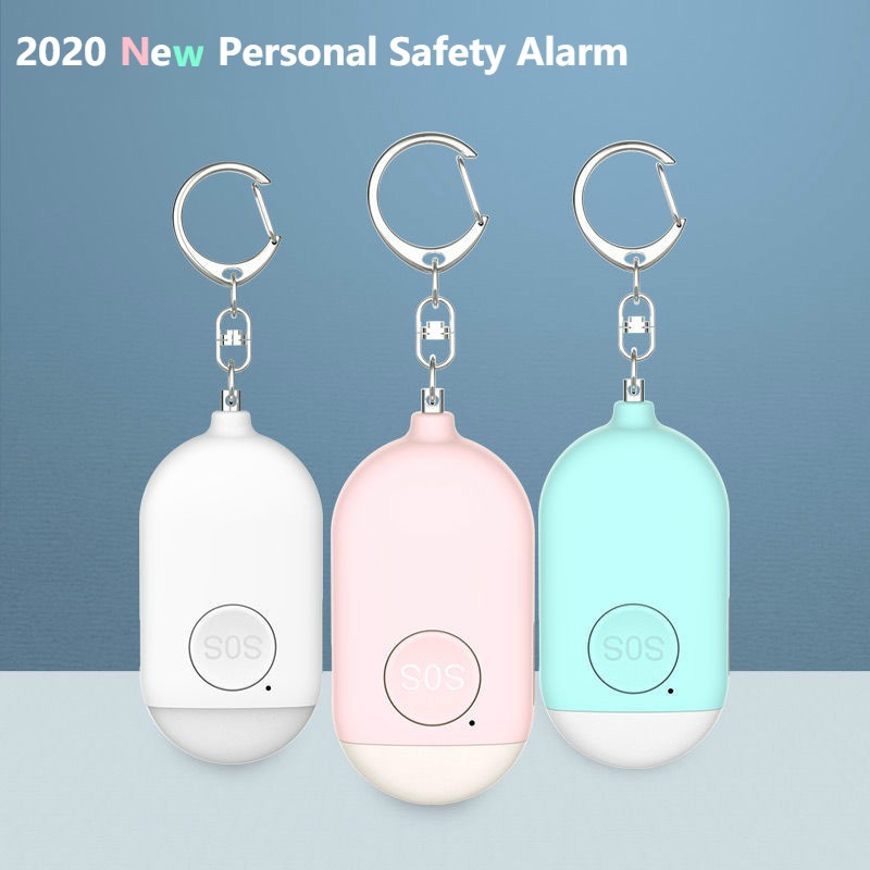 【HotSale】 Self Defence Loud Keychain Alarm Flash light Girl Women Kids Security Personal Safety Defense Protecter Alert Emergency Charging